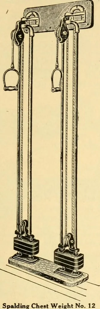 An illustration from Indoor and outdoor gymnastic games, 1913, leaf 92