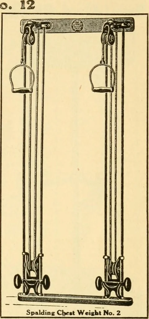 An illustration from Indoor and outdoor gymnastic games, 1913, leaf 92