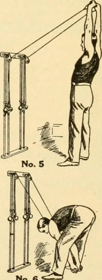 An illustration from Indoor and outdoor gymnastic games, 1913, leaf 92