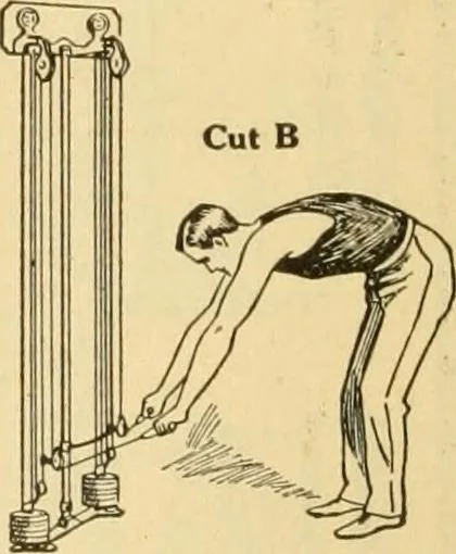An illustration from Indoor and outdoor gymnastic games, 1913, leaf 93