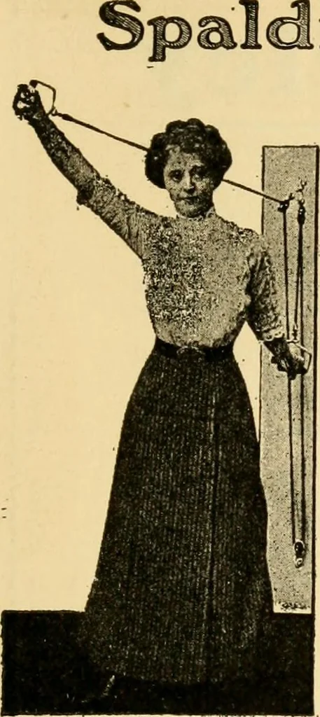 An illustration from Indoor and outdoor gymnastic games, 1913, leaf 96