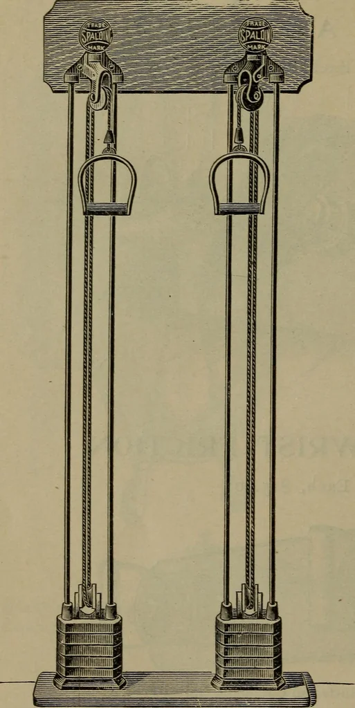 An illustration from Indoor and outdoor gymnastic games, 1902, leaf 105