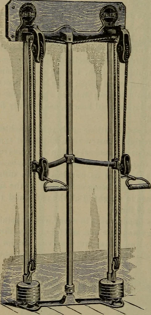 An illustration from Indoor and outdoor gymnastic games, 1902, leaf 107