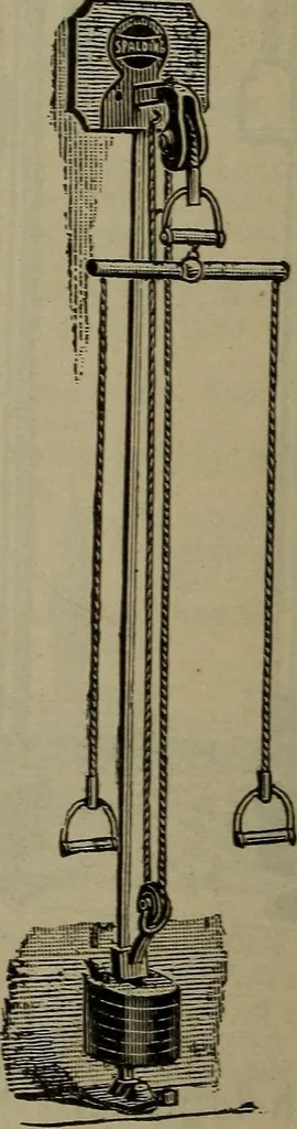 An illustration from Indoor and outdoor gymnastic games, 1902, leaf 107