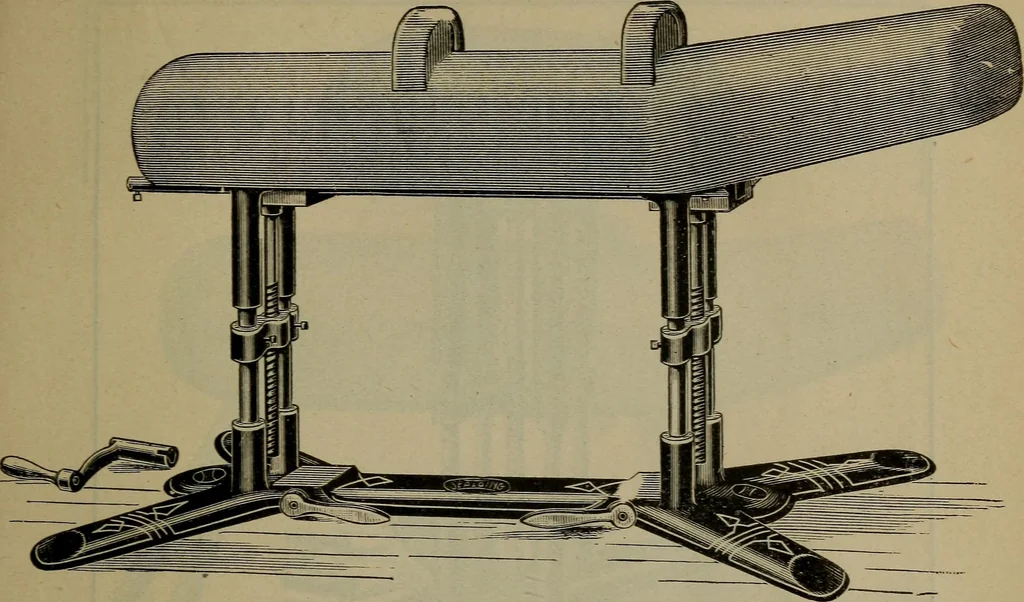 An illustration from Indoor and outdoor gymnastic games, 1902, leaf 116