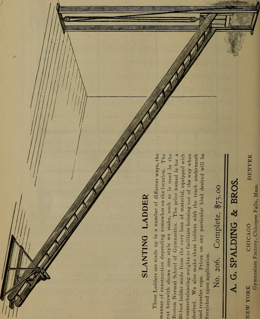 An illustration from Indoor and outdoor gymnastic games, 1902, leaf 155
