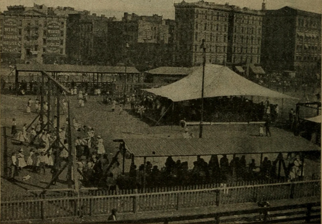 An illustration from Indoor and outdoor gymnastic games, 1902, leaf 165