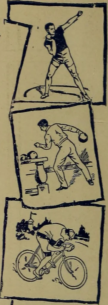 An illustration from Indoor and outdoor gymnastic games, 1902, leaf 7