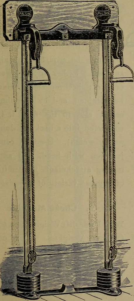 An illustration from Indoor and outdoor gymnastic games, 1902, leaf 90
