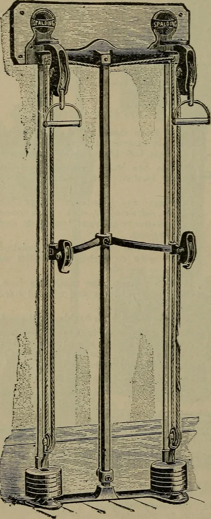 An illustration from Indoor and outdoor gymnastic games, 1902, leaf 91