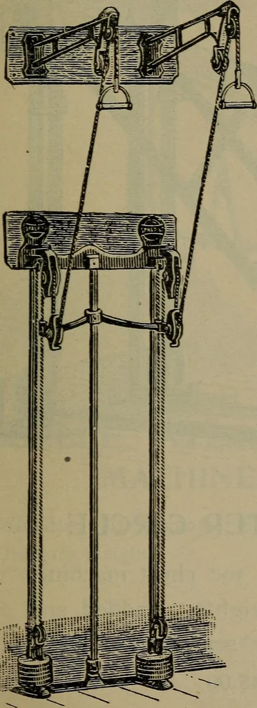 An illustration from Indoor and outdoor gymnastic games, 1902, leaf 92