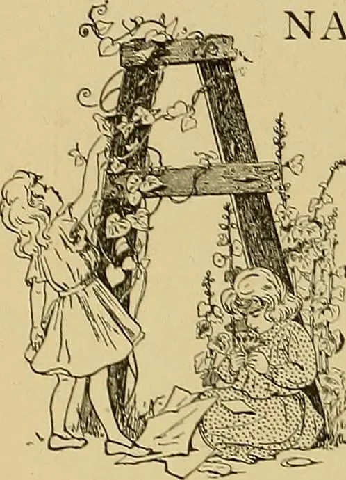 An illustration from Indoor and outdoor handicraft and recreation for girls, 1904, leaf 107