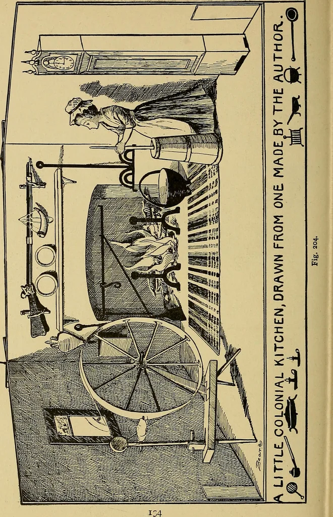 An illustration from Indoor and outdoor handicraft and recreation for girls, 1904, leaf 155