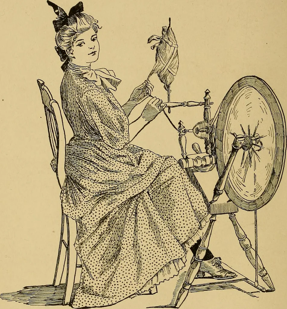 An illustration from Indoor and outdoor handicraft and recreation for girls, 1904, leaf 19