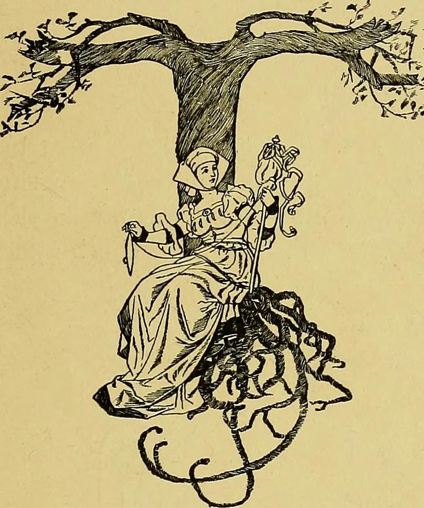 An illustration from Indoor and outdoor handicraft and recreation for girls, 1904, leaf 20