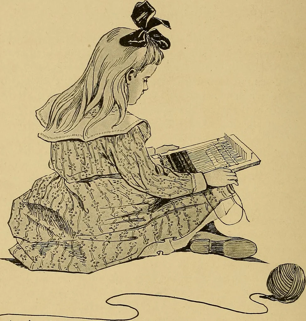 An illustration from Indoor and outdoor handicraft and recreation for girls, 1904, leaf 31
