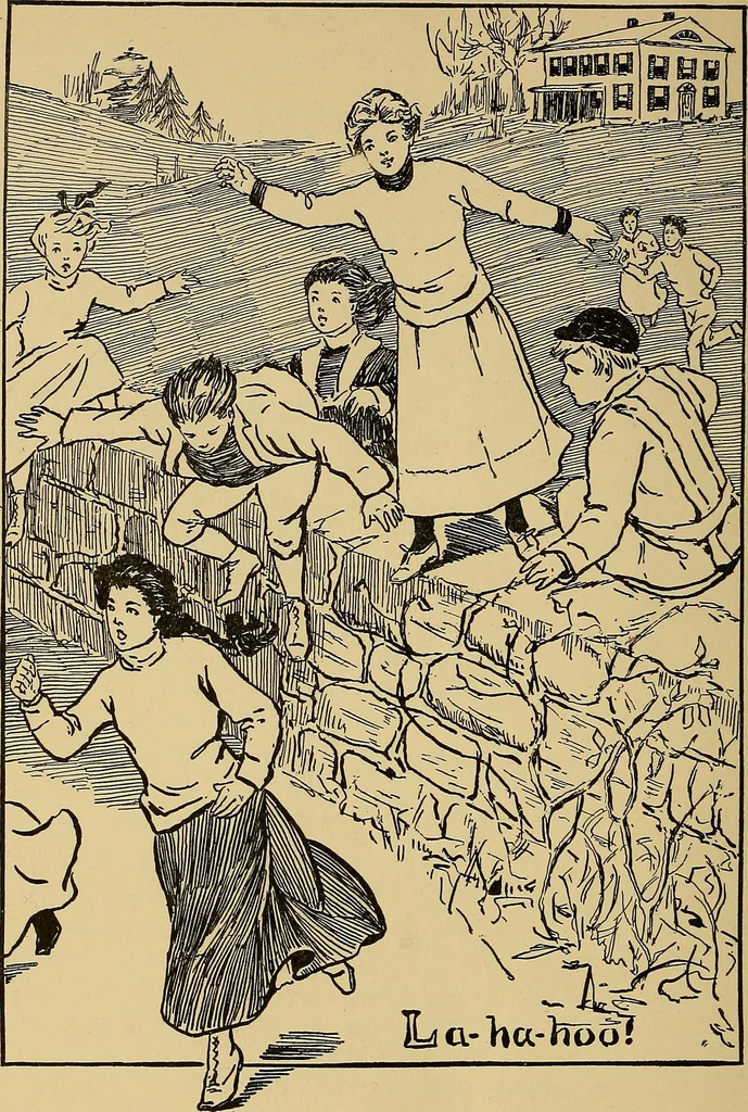 An illustration from Indoor and outdoor handicraft and recreation for girls, 1904, leaf 375