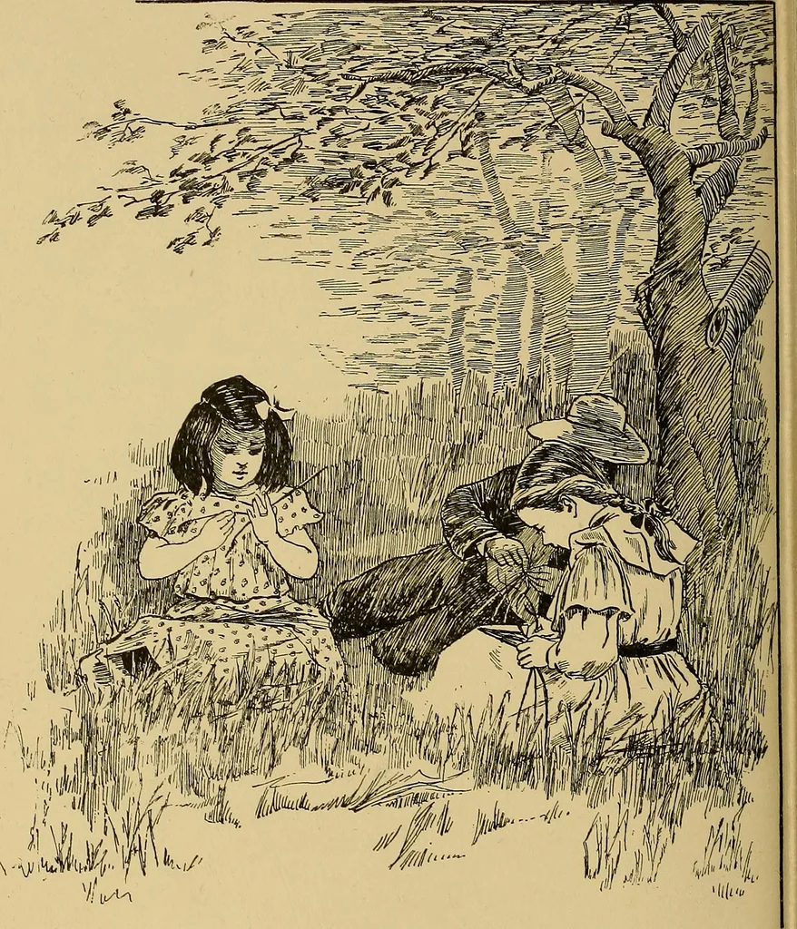 An illustration from Indoor and outdoor handicraft and recreation for girls, 1904, leaf 69
