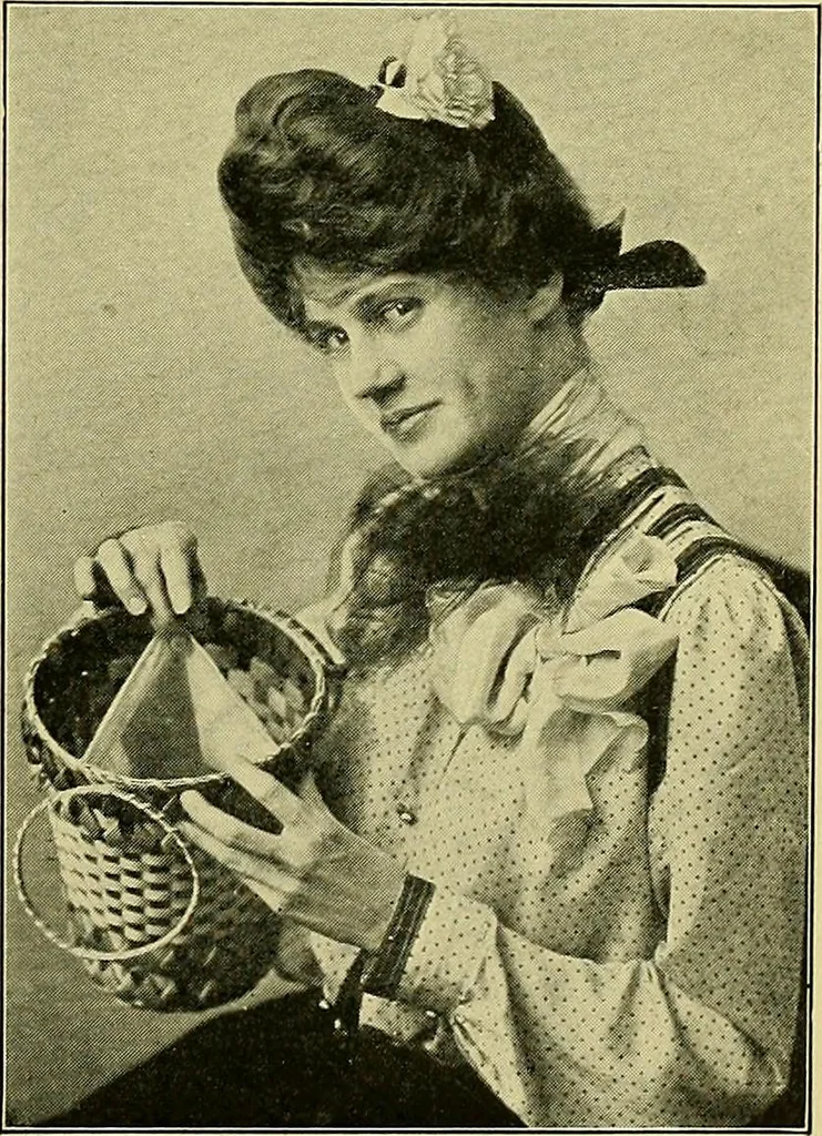 An illustration from Indoor and outdoor handicraft and recreation for girls, 1904, leaf 90