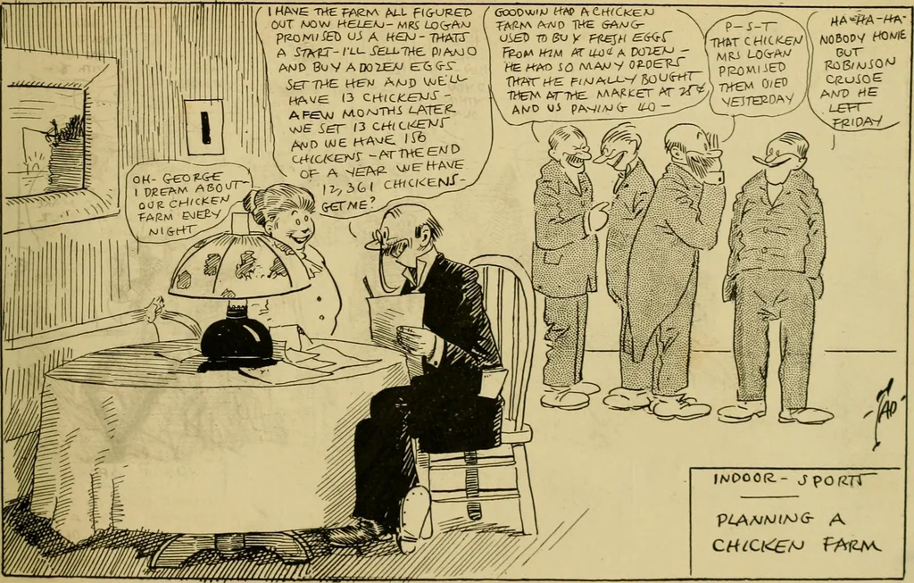 An illustration from Indoor sports, 1914, leaf 18