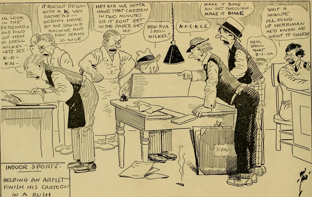 An illustration from Indoor sports, 1914, leaf 23