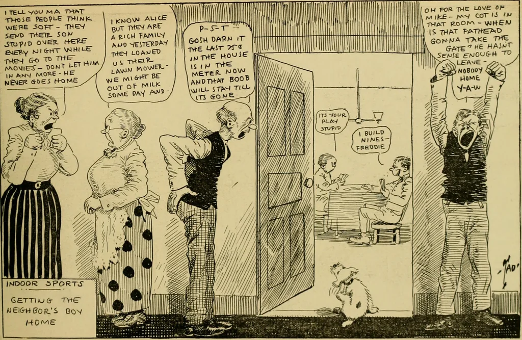 An illustration from Indoor sports, 1914, leaf 34