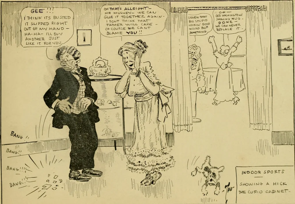 An illustration from Indoor sports, 1914, leaf 42