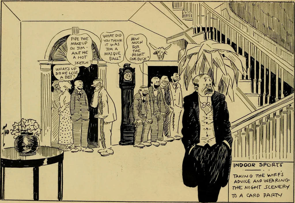An illustration from Indoor sports, 1914, leaf 45