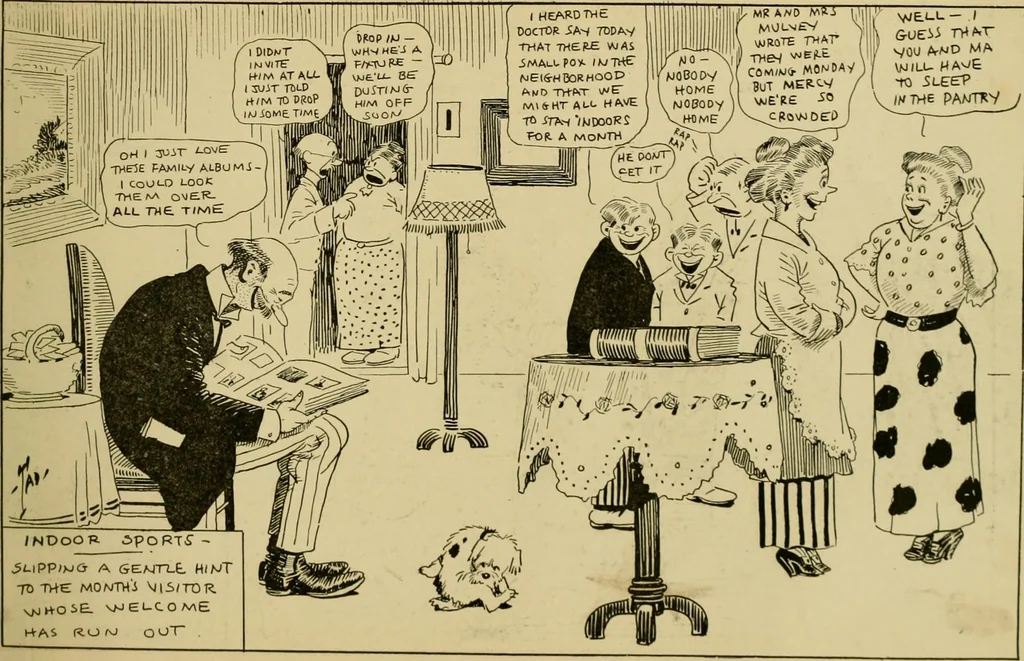 An illustration from Indoor sports, 1914, leaf 54
