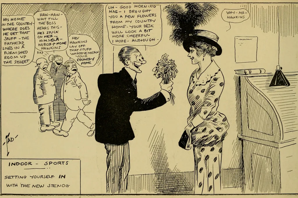 An illustration from Indoor sports, 1914, leaf 57