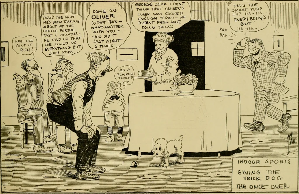 An illustration from Indoor sports, 1914, leaf 58