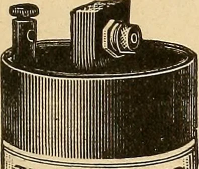 An illustration from Induction coils : how to make, use, and repair them including Ruhmkorff, Tesla, and medical coils, Roentgen radiography, wireless telegraphy, and practical information on primary and secondary battery, 1901, leaf 302