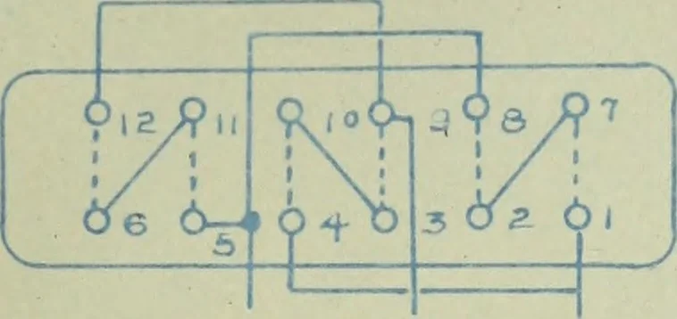 An illustration from Induction motors in concatenation, 1907, leaf 170
