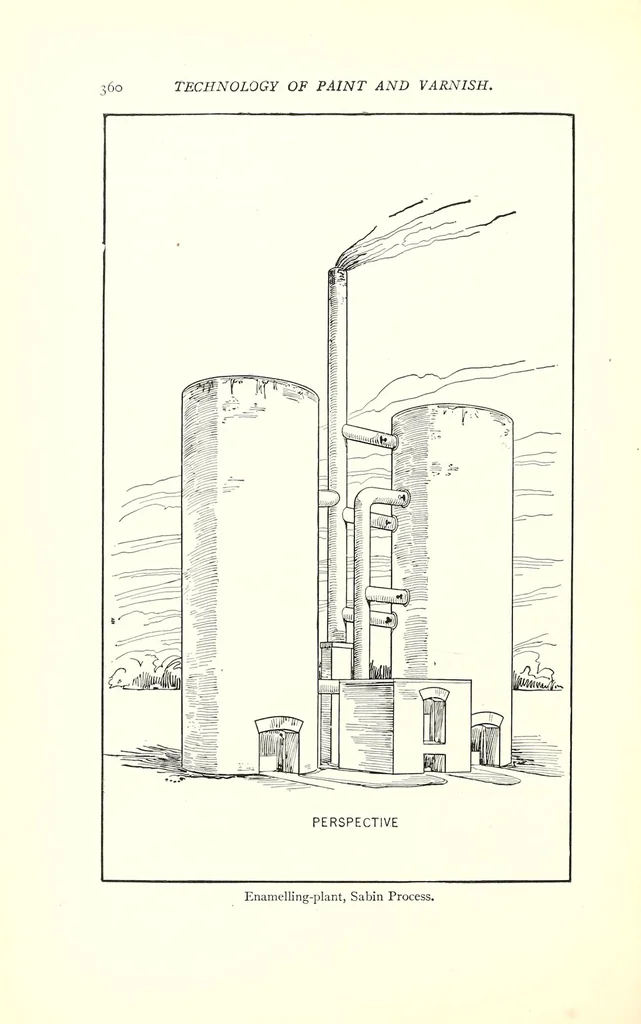 An illustration from Industrial and artistic technology of paint and varnish, 1927, leaf 390