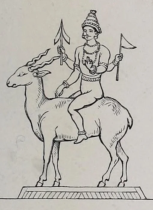An illustration from The industrial arts of India, 1880, leaf 157