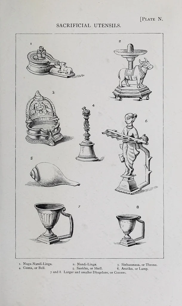 An illustration from The industrial arts of India, 1880, leaf 181