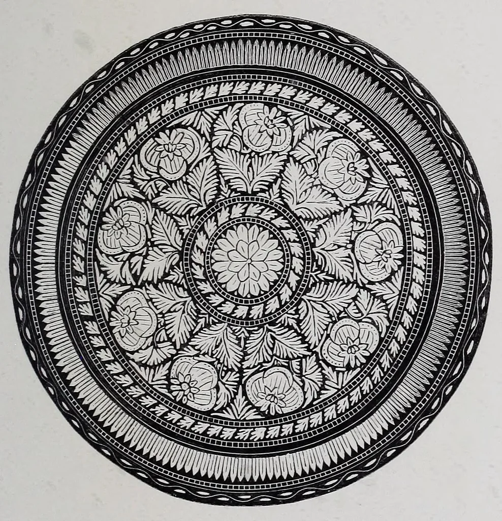 An illustration from The industrial arts of India, 1880, leaf 287