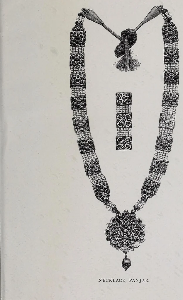 An illustration from The industrial arts of India, 1880, leaf 337