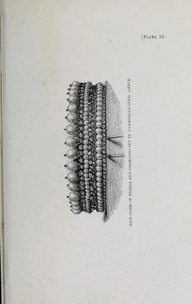 An illustration from The industrial arts of India, 1880, leaf 363