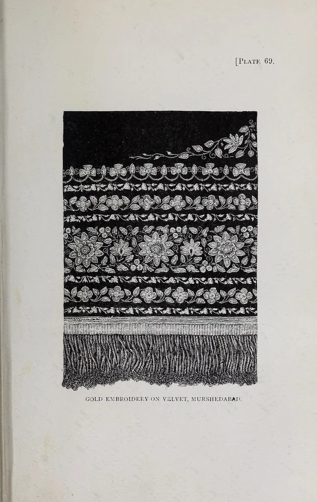 An illustration from The industrial arts of India, 1880, leaf 473