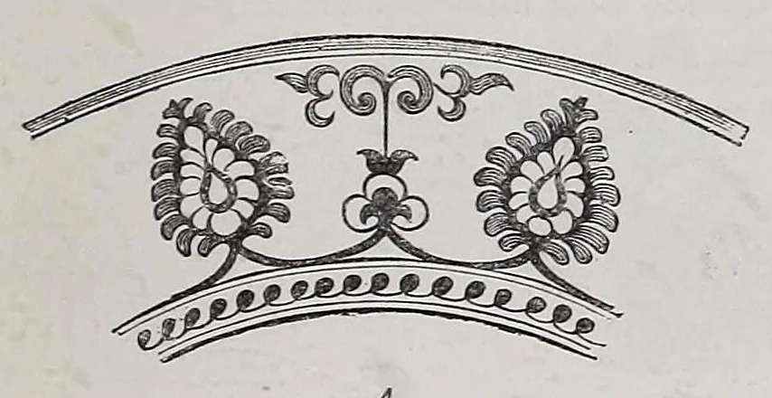 An illustration from The industrial arts of India, 1880, leaf 541