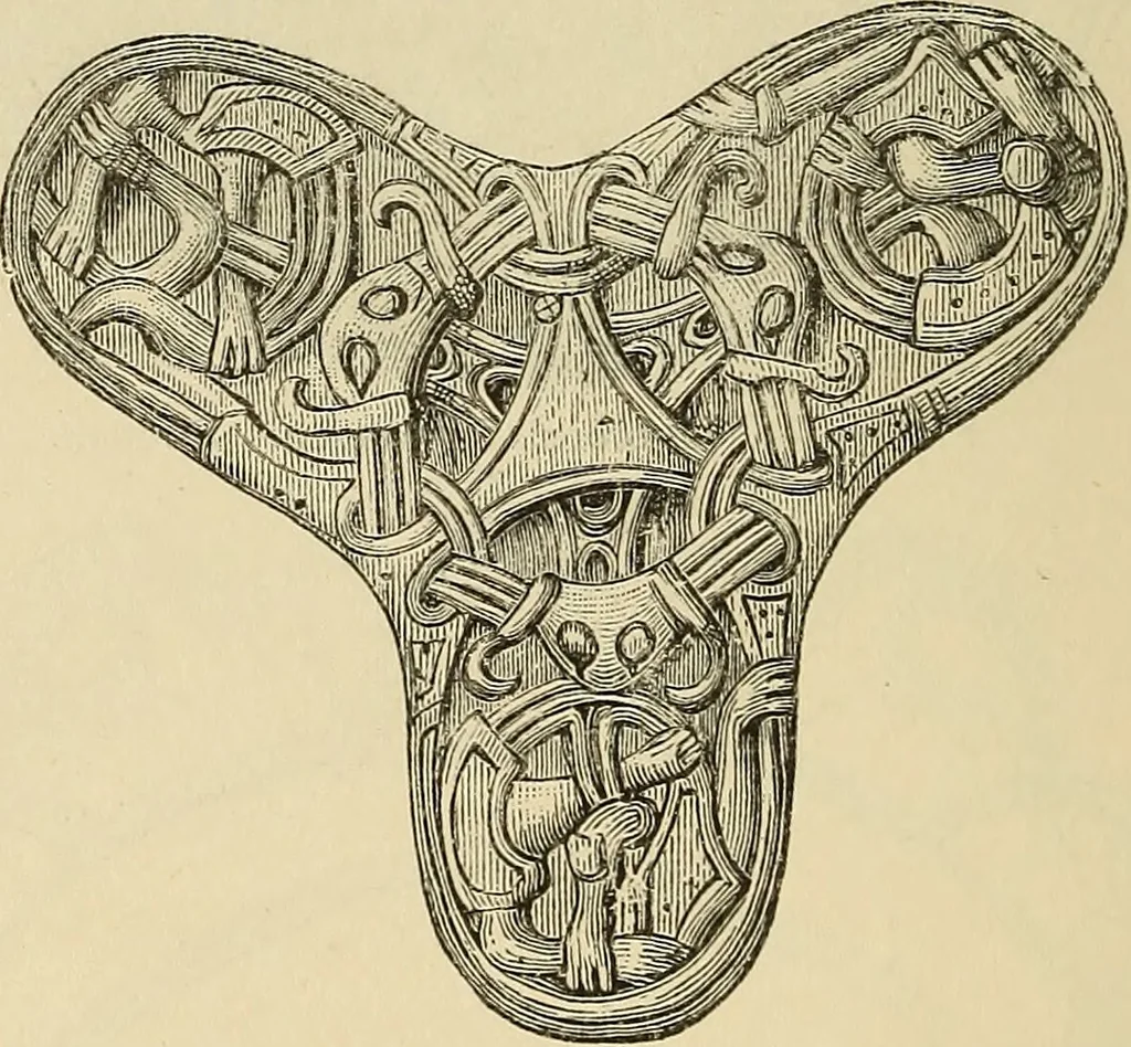 An illustration from The industrial arts of Scandinavia in the pagan time, 1883, leaf 109