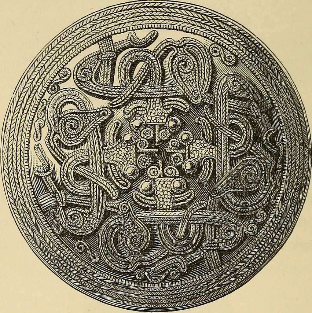 An illustration from The industrial arts of Scandinavia in the pagan time, 1883, leaf 127
