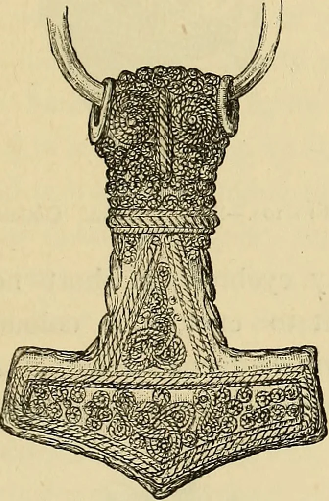 An illustration from The industrial arts of Scandinavia in the pagan time, 1883, leaf 128