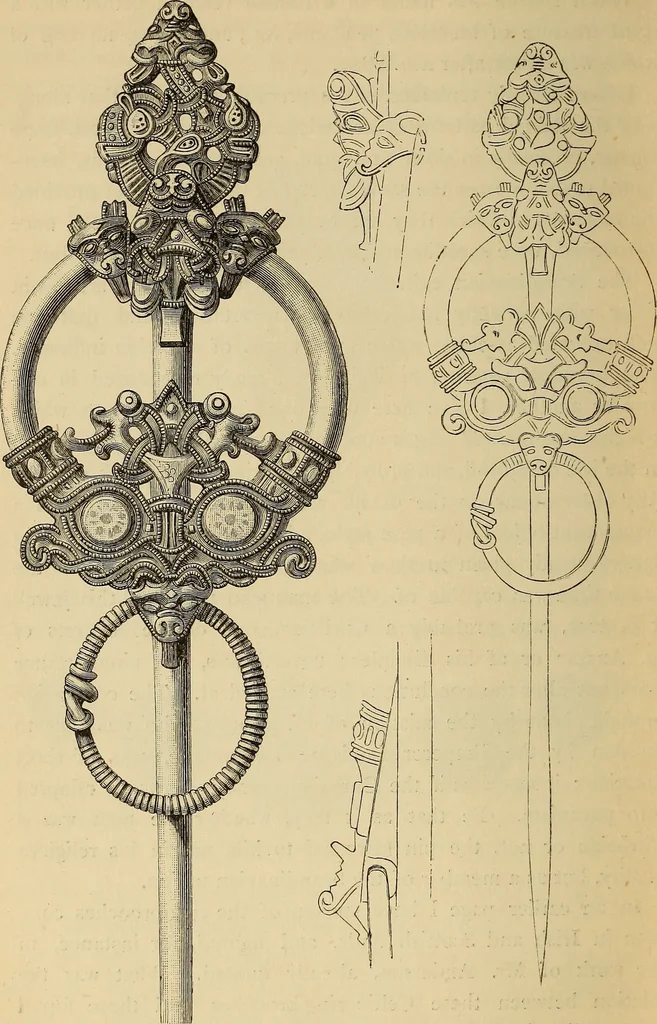 An illustration from The industrial arts of Scandinavia in the pagan time, 1883, leaf 131