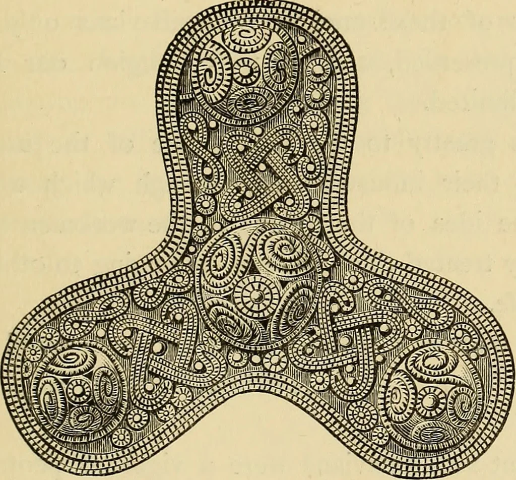 An illustration from The industrial arts of Scandinavia in the pagan time, 1883, leaf 132
