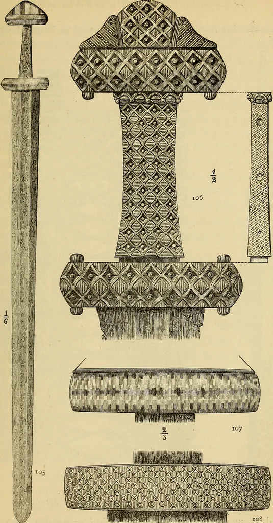 An illustration from The industrial arts of Scandinavia in the pagan time, 1883, leaf 140