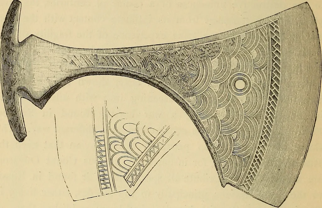 An illustration from The industrial arts of Scandinavia in the pagan time, 1883, leaf 143