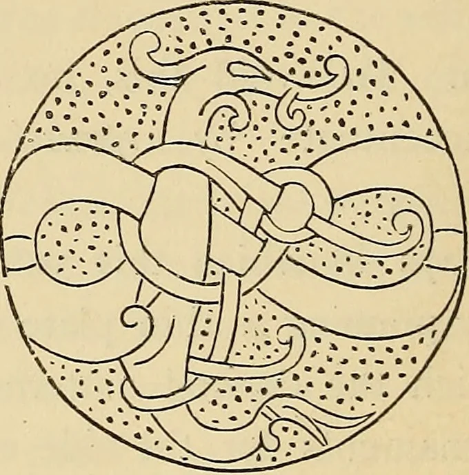 An illustration from The industrial arts of Scandinavia in the pagan time, 1883, leaf 153