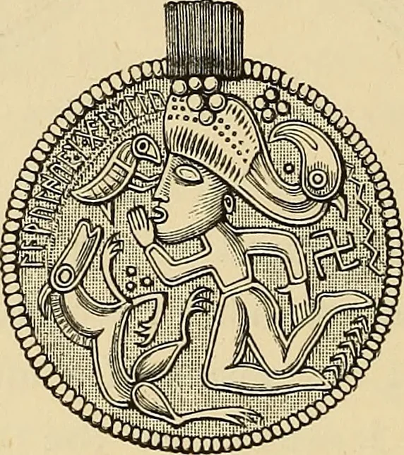 An illustration from The industrial arts of Scandinavia in the pagan time, 1883, leaf 33